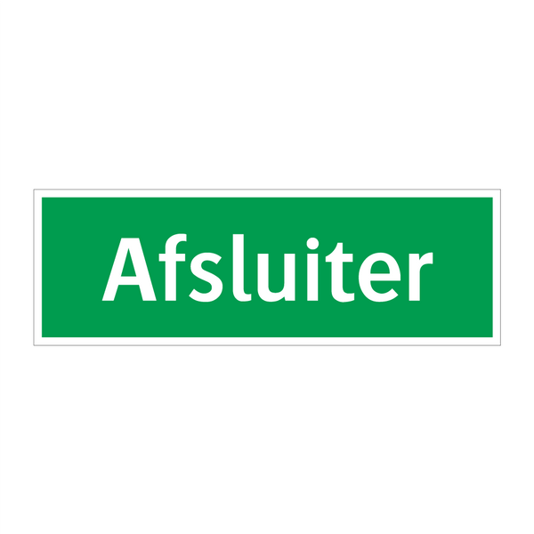 Afsluiter & Afsluiter & Afsluiter & Afsluiter & Afsluiter & Afsluiter & Afsluiter & Afsluiter