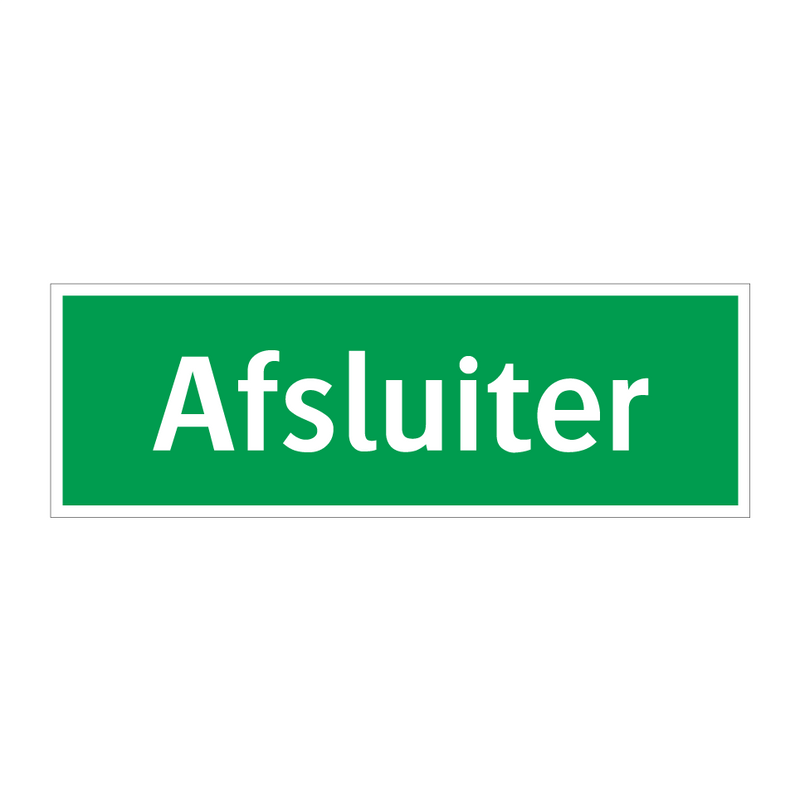 Afsluiter & Afsluiter & Afsluiter & Afsluiter & Afsluiter & Afsluiter & Afsluiter & Afsluiter