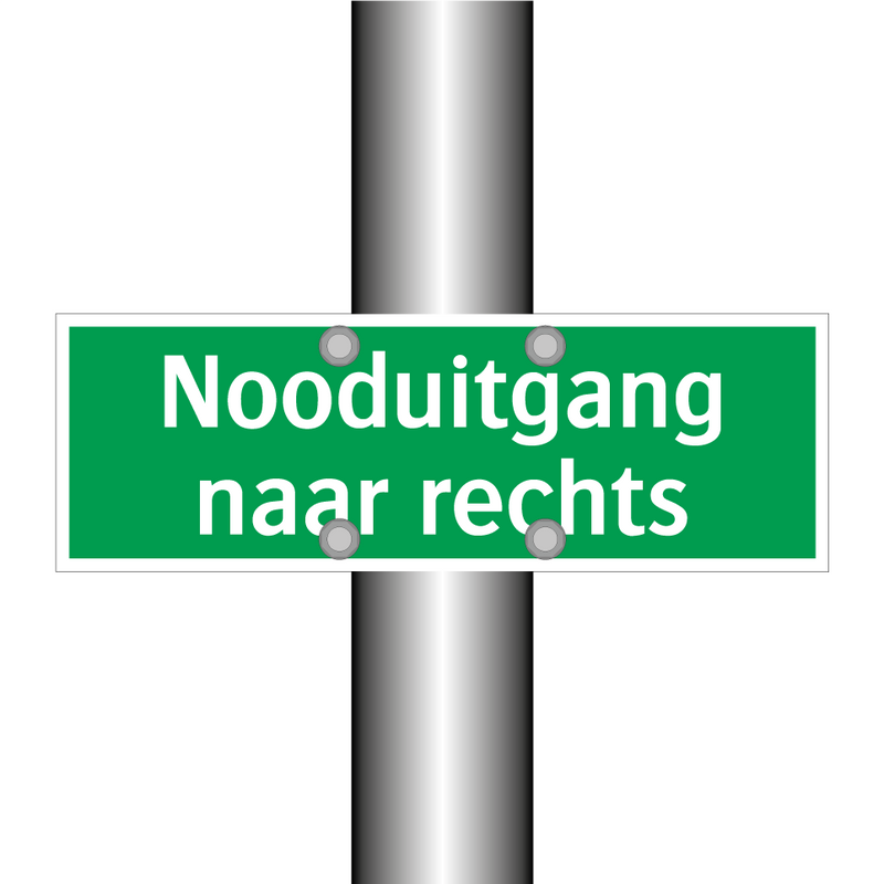 Nooduitgang naar rechts