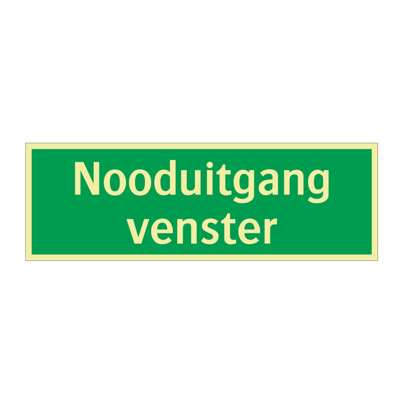 Nooduitgang venster