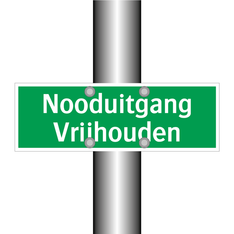 Nooduitgang Vrijhouden