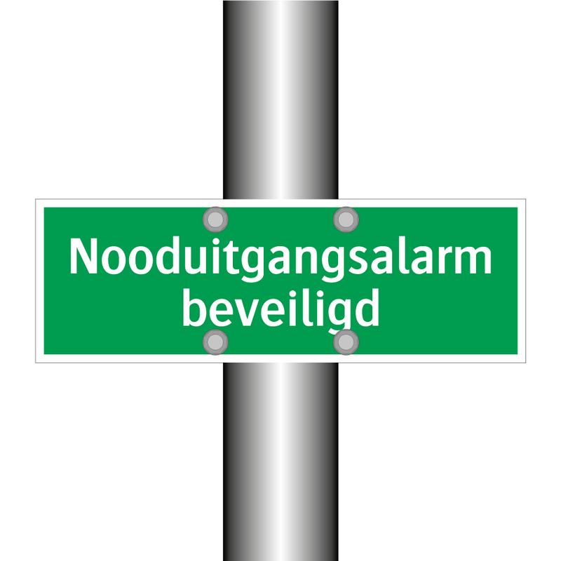 Nooduitgangsalarm beveiligd