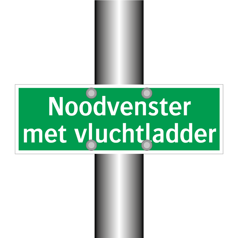 Noodvenster met vluchtladder