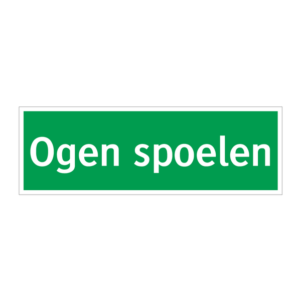 Ogen spoelen