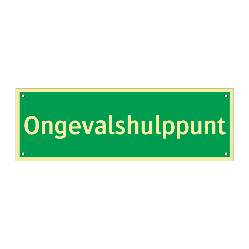 Ongevalshulppunt & Ongevalshulppunt & Ongevalshulppunt & Ongevalshulppunt