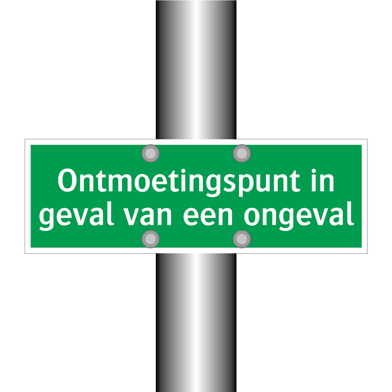 Ontmoetingspunt in geval van een ongeval