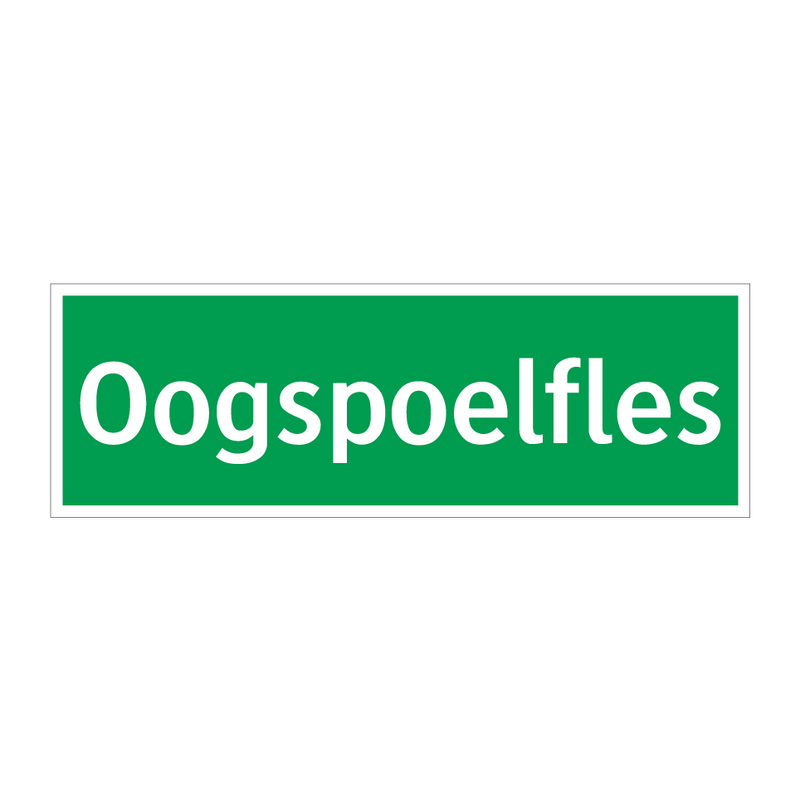 Oogspoelfles