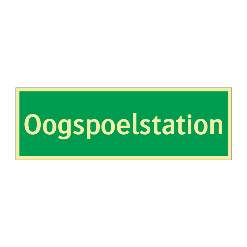 Oogspoelstation