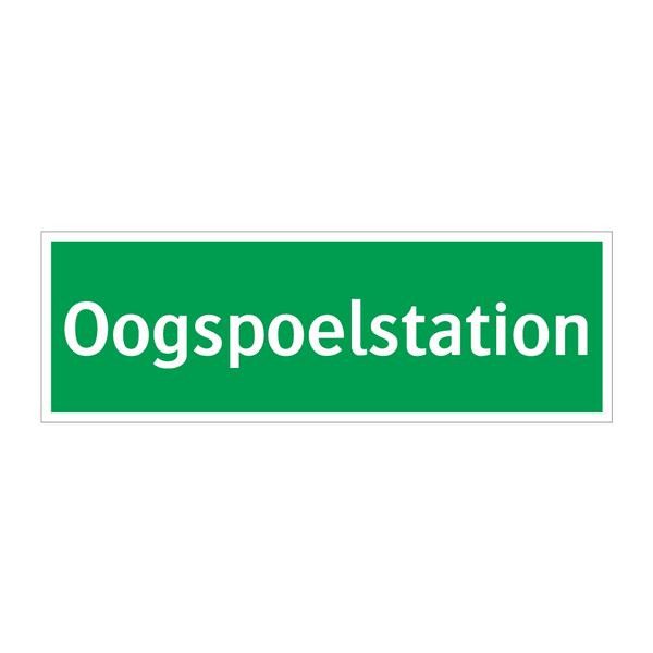 Oogspoelstation