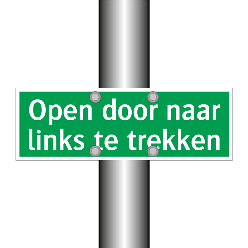 Open door naar links te trekken