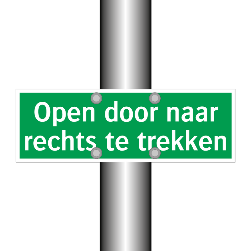 Open door naar rechts te trekken