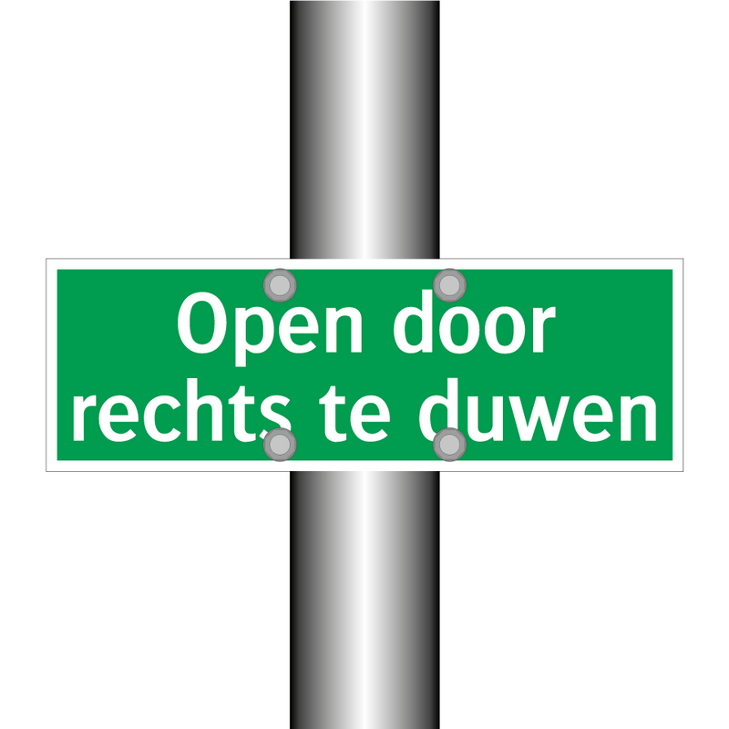 Open door rechts te duwen & Open door rechts te duwen & Open door rechts te duwen