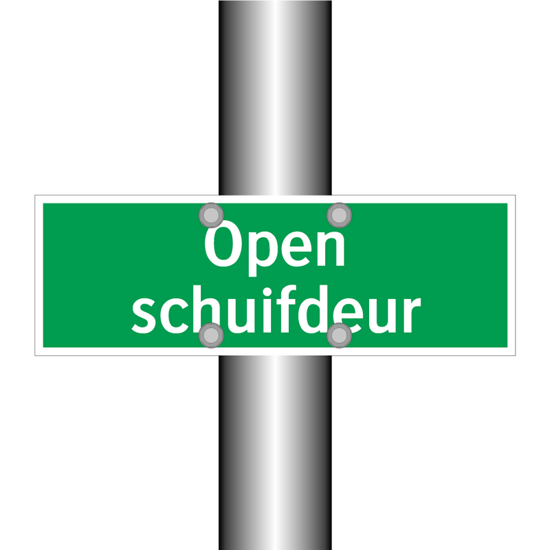 Open schuifdeur