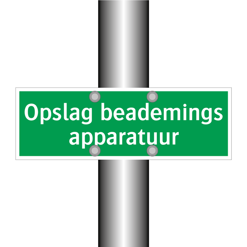 Opslag beademings apparatuur