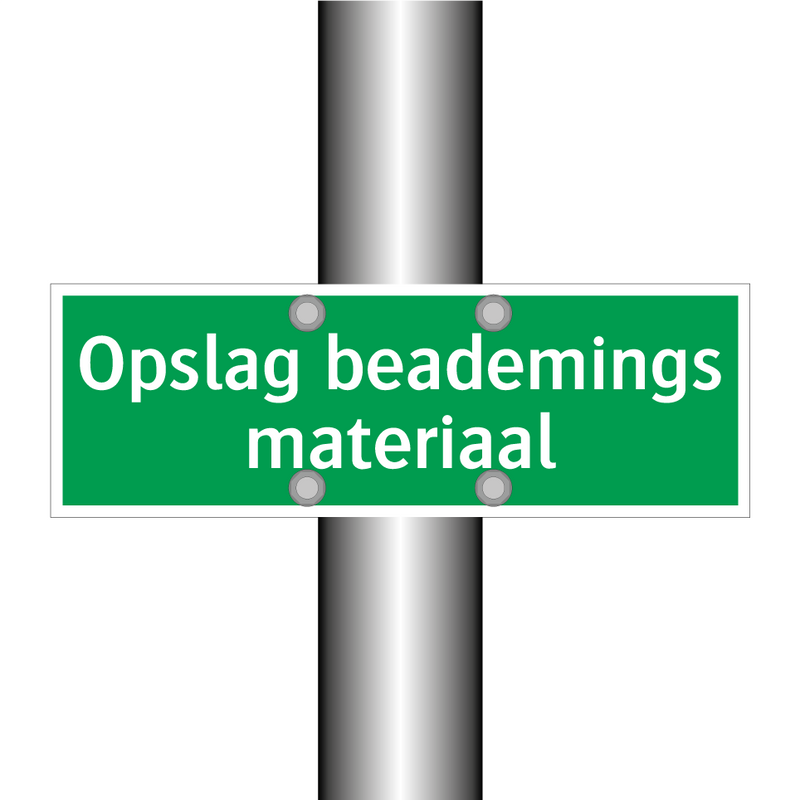 Opslag beademings materiaal