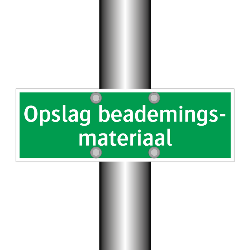 Opslag beademings- materiaal