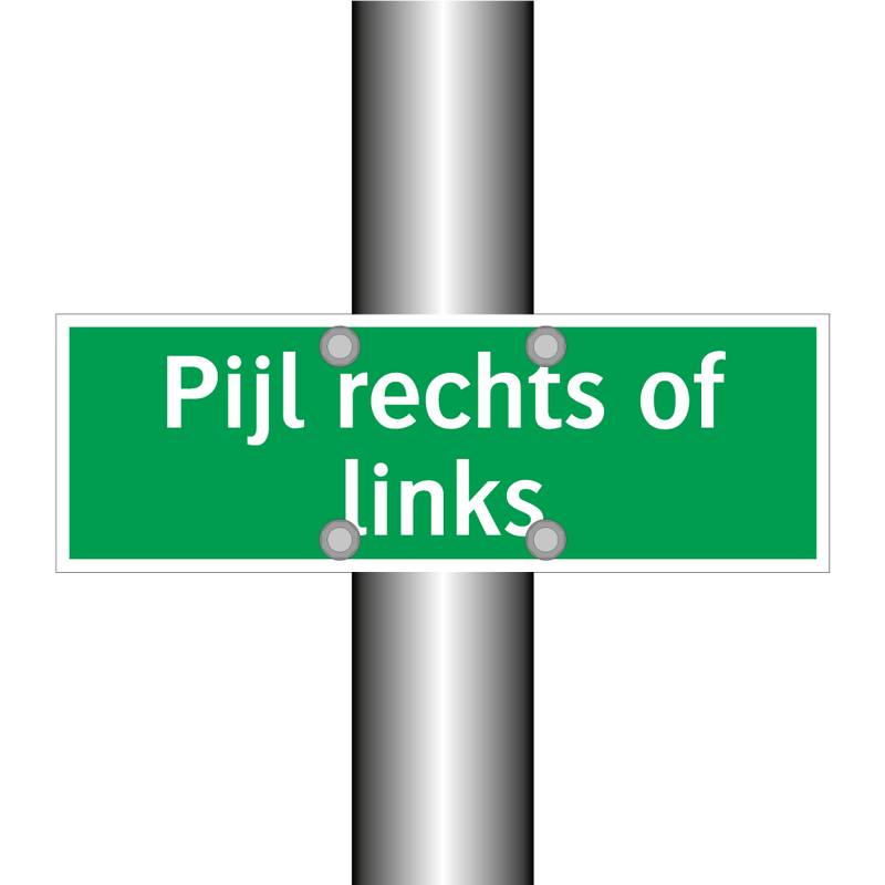 Pijl rechts of links