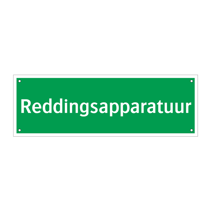 Reddingsapparatuur