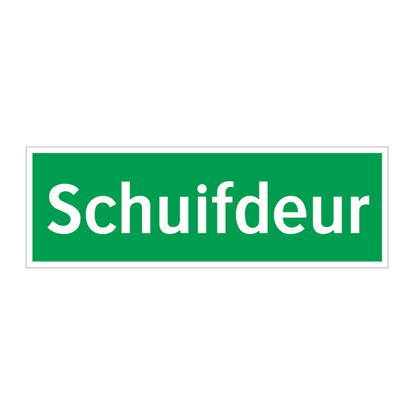 Schuifdeur