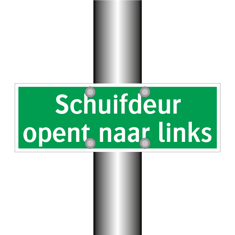 Schuifdeur opent naar links