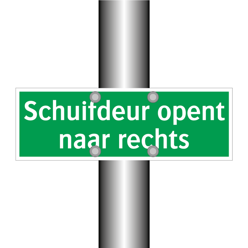 Schuifdeur opent naar rechts