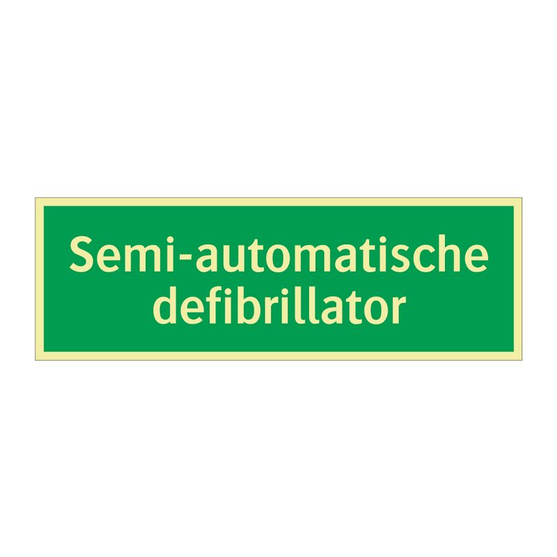 Semi-automatische defibrillator