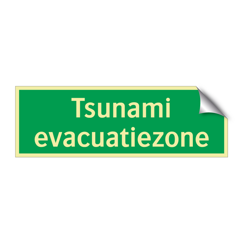 Tsunami evacuatiezone