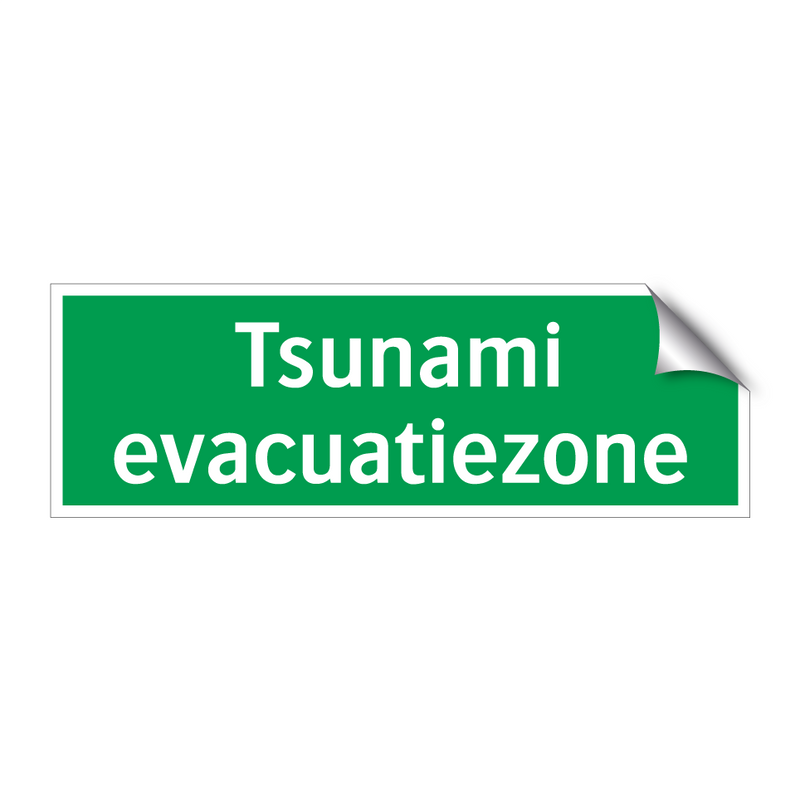 Tsunami evacuatiezone