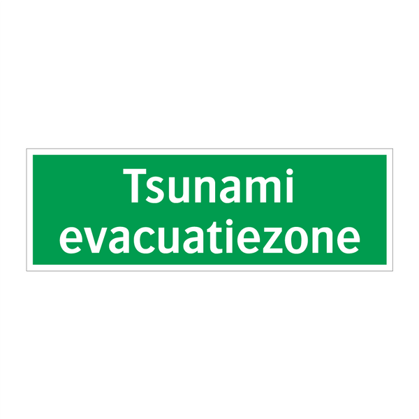 Tsunami evacuatiezone