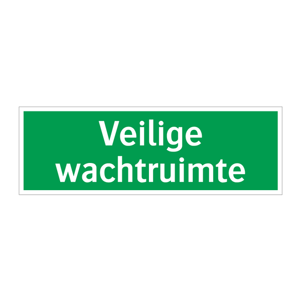 Veilige wachtruimte