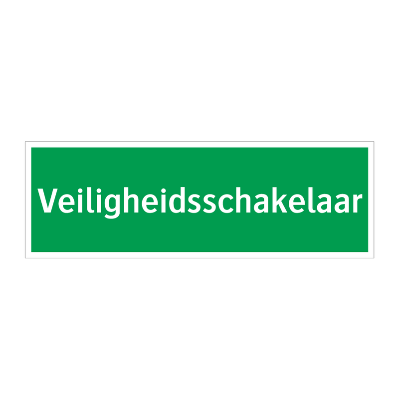 Veiligheidsschakelaar