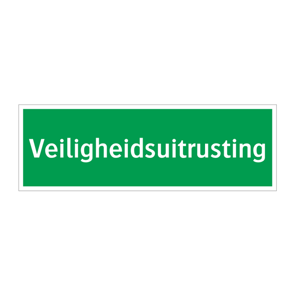 Veiligheidsuitrusting