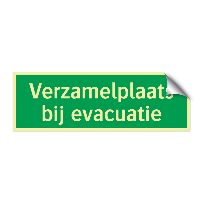 Verzamelplaats bij evacuatie