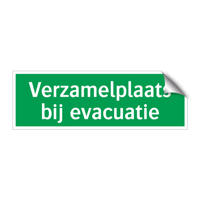 Verzamelplaats bij evacuatie