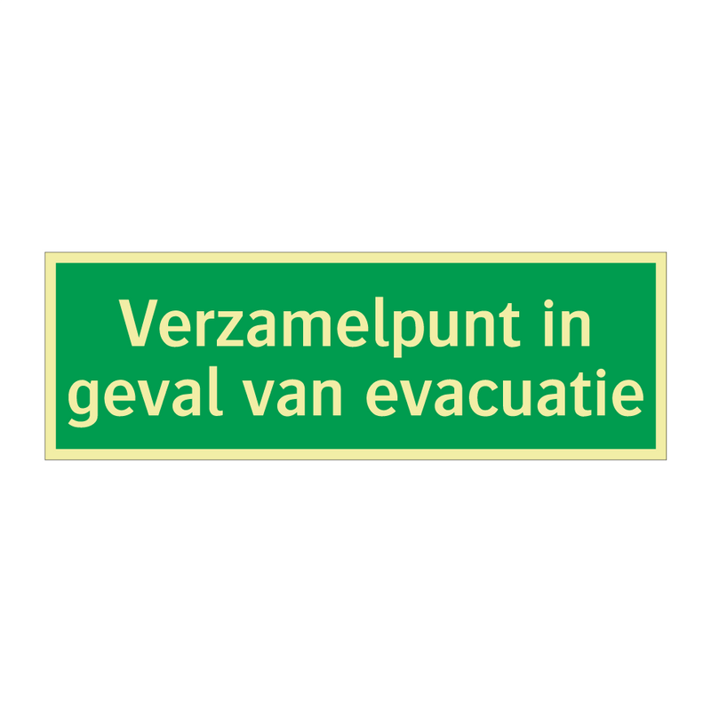 Verzamelpunt in geval van evacuatie