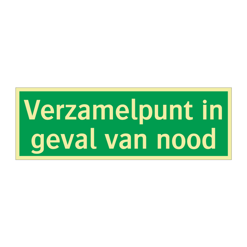 Verzamelpunt in geval van nood