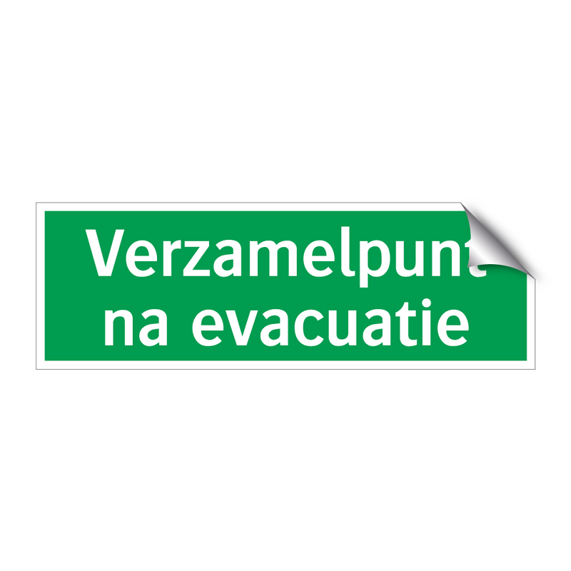 Verzamelpunt na evacuatie