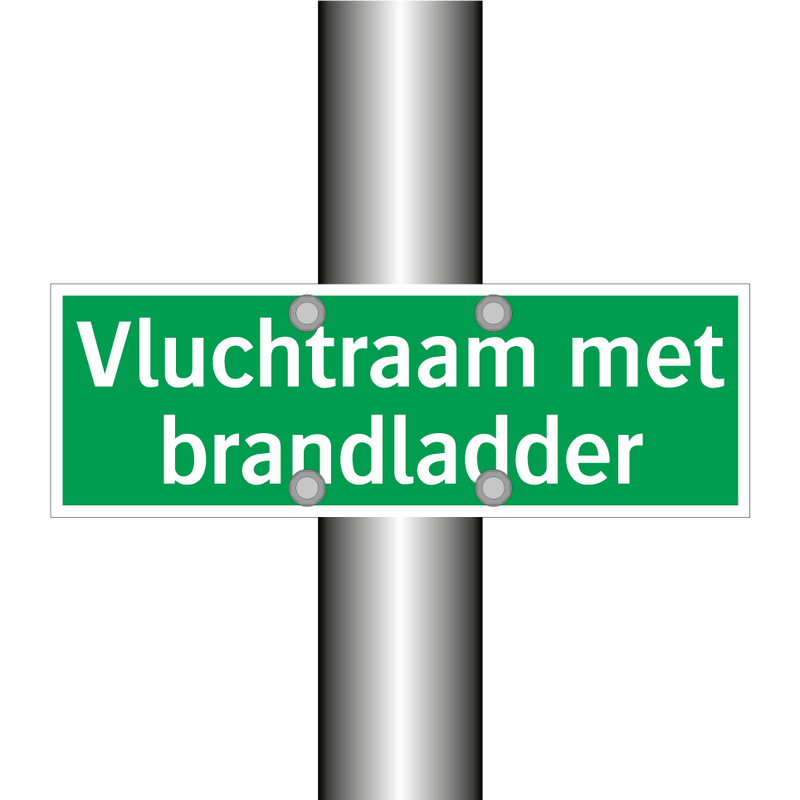 Vluchtraam met brandladder