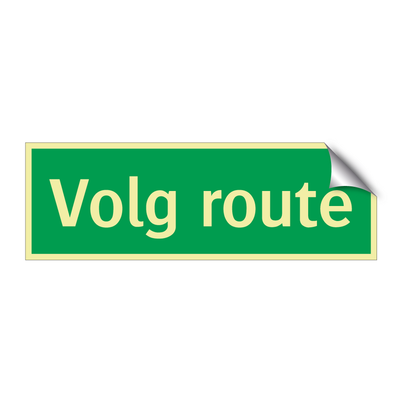 Volg route