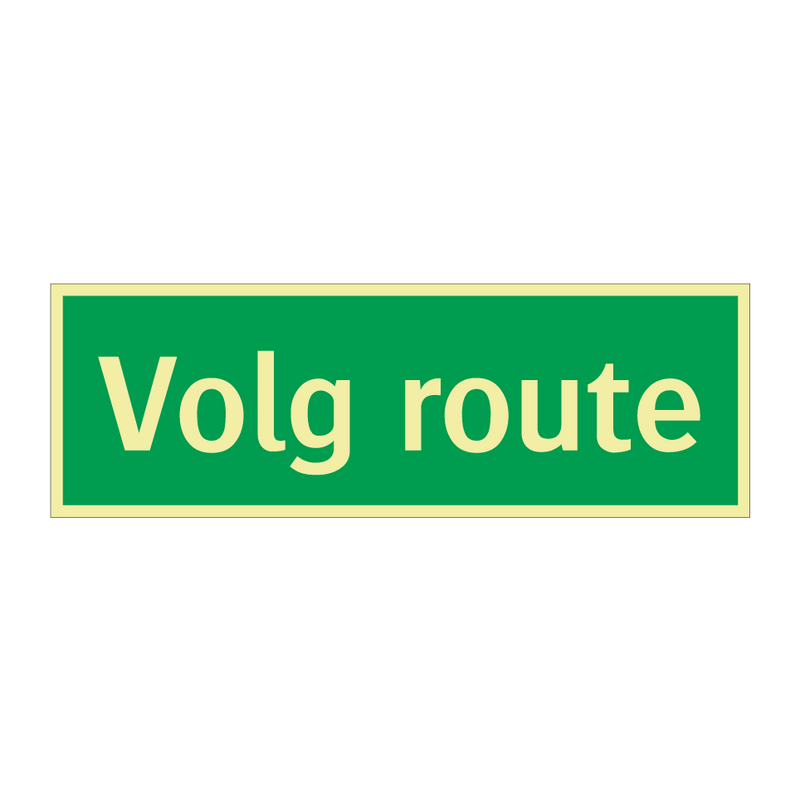 Volg route