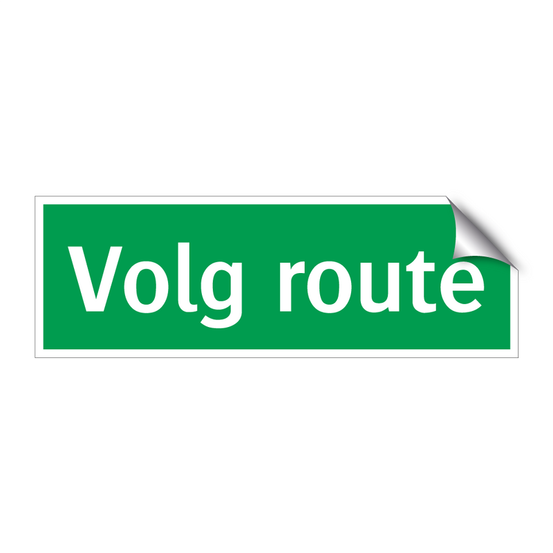 Volg route