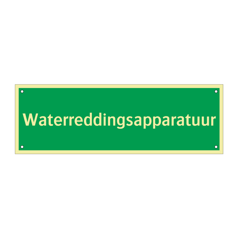 Waterreddingsapparatuur