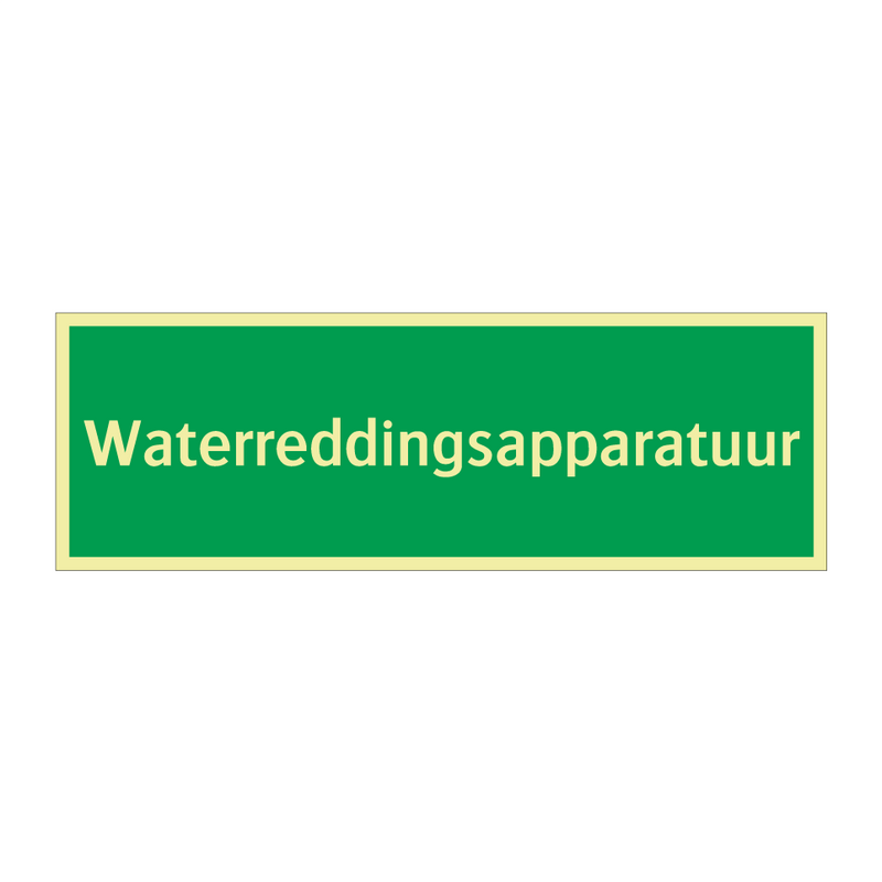 Waterreddingsapparatuur