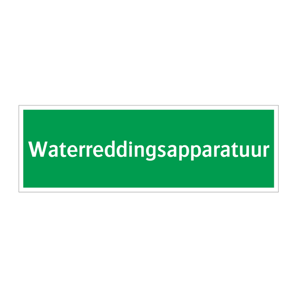 Waterreddingsapparatuur