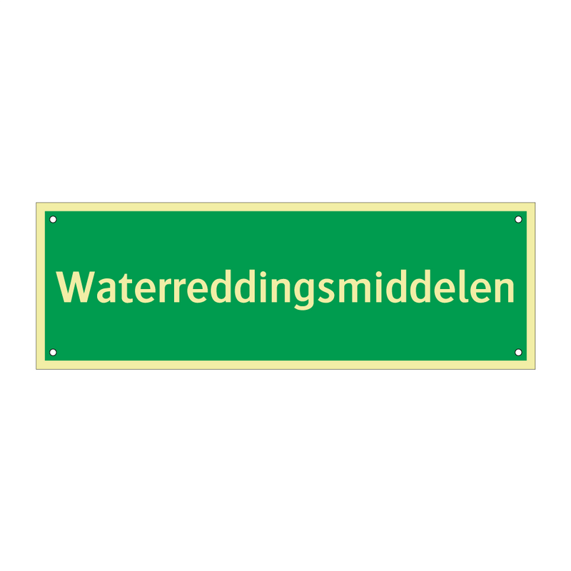 Waterreddingsmiddelen