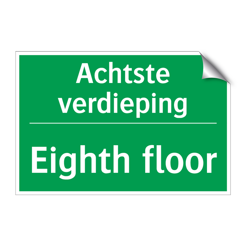 Achtste verdieping - Eighth floor & Achtste verdieping - Eighth floor