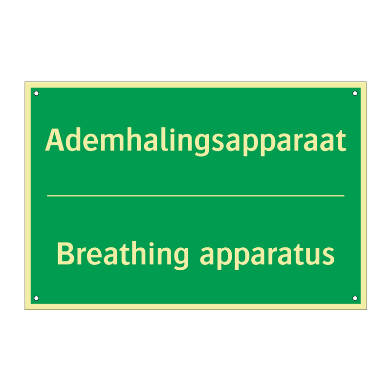 Ademhalingsapparaat - Breathing apparatus & Ademhalingsapparaat - Breathing apparatus