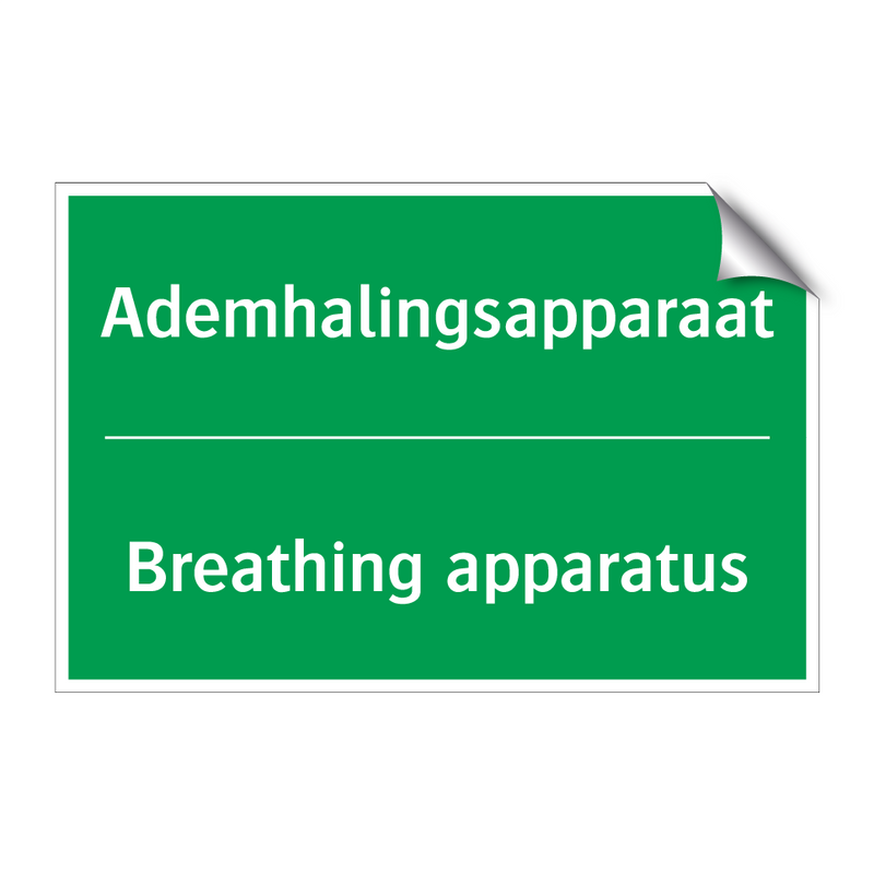 Ademhalingsapparaat - Breathing apparatus & Ademhalingsapparaat - Breathing apparatus