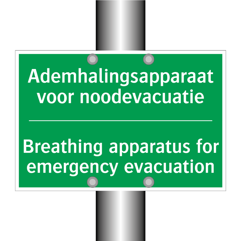 Ademhalingsapparaat voor noodevacuatie /.../ - Breathing apparatus for emergency /.../