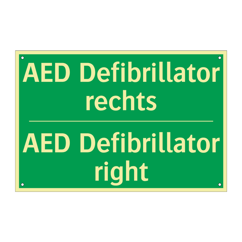 AED Defibrillator rechts - AED Defibrillator right